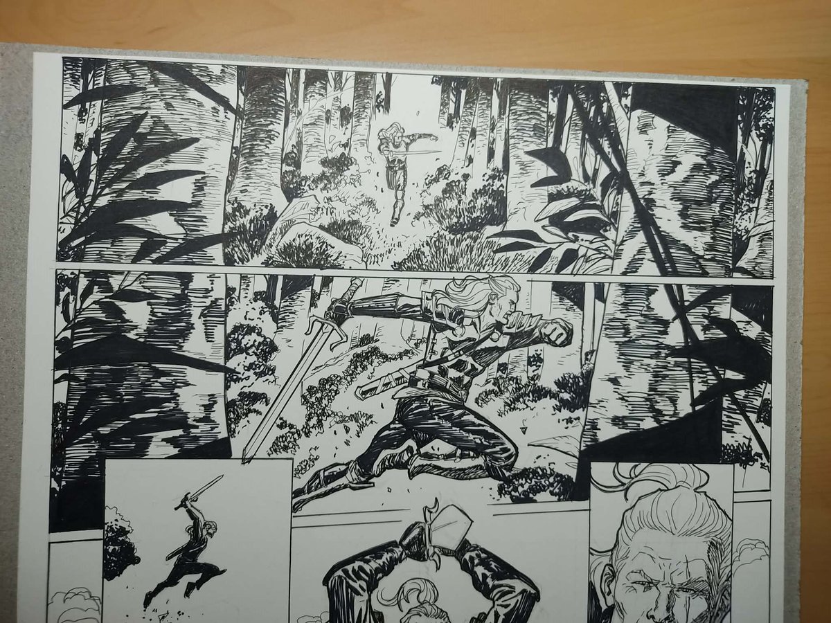 marcofodera's tweet image. SOLD!  #comics #thewitcher #originalartwork