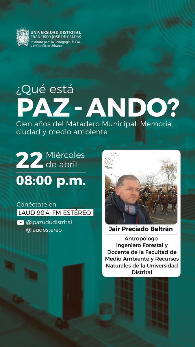 Instituto de Paz de la Universidad Distrital tweet media
