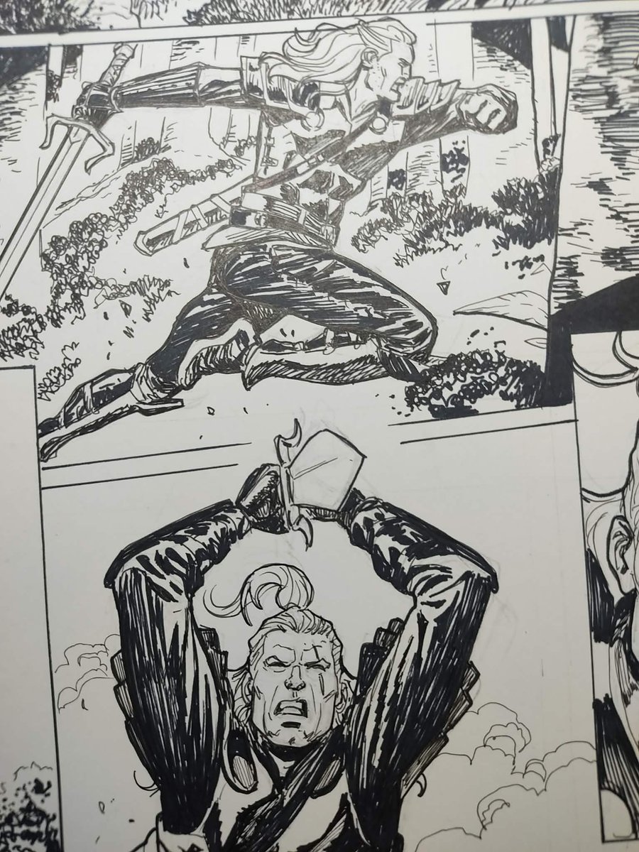 marcofodera's tweet image. SOLD!  #comics #thewitcher #originalartwork