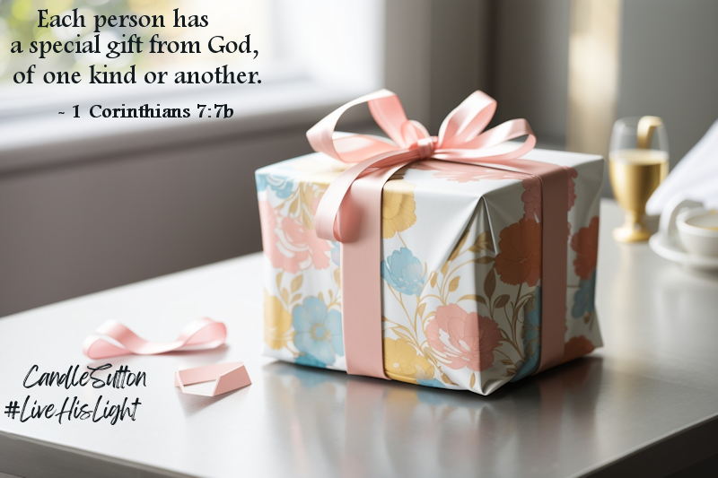 candlesutton's tweet image. One of the lies we all believe from time to time is thinking we have nothing to offer. Scripture tells us otherwise. God has gifted each of us uniquely and YOU are a critical part of His plan!

#LiveHisLight #GodsGifts