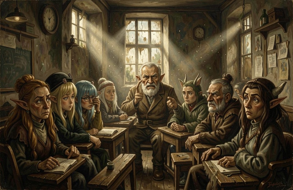 heathclif01's tweet photo. A Misanthrope Teaches a Class for Demi-Humans #anime #heathclif01 #magic #demons #school #demihumans #monsters #sliceoflife #drama #comedy #supernatural #amisanthropeteachesaclassfordemihumans https://t.co/K5IRexthzP
