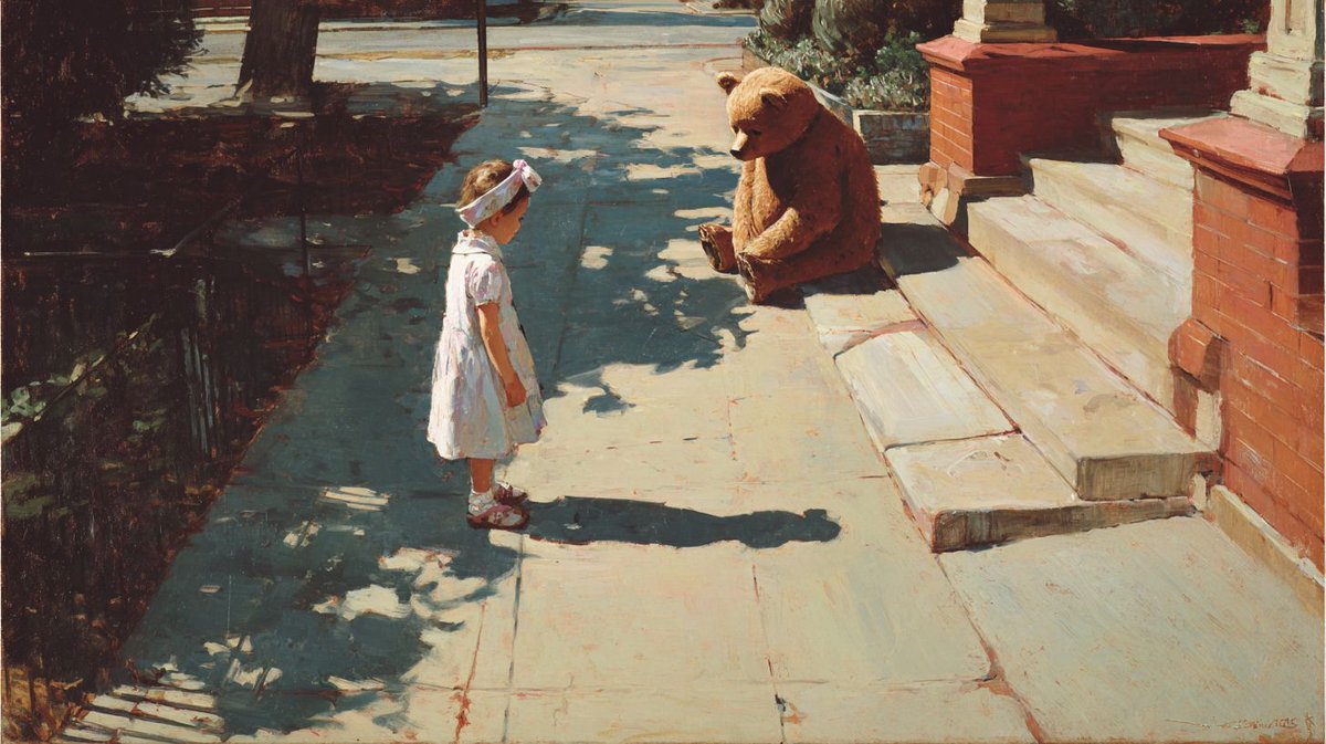 ai_meiga's tweet image. 動物と少女　アート　2026年04月21日　#AI絵画　#動物と少女　#animal　#AIart　　　 animal.fake.pink/?p=664