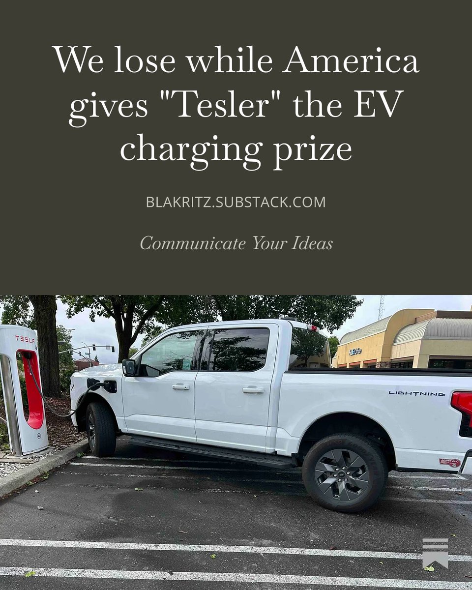 blakritz's tweet image. "America put electric vehicles on a pile of trash and proceeded to pick our pockets for $1.5 trillion more for war for oil in a world that becomes less safe for every bomb we drop."
#Sustainability #ElectricVehicles #WarForOil @blakritz

blakritz.substack.com/p/we-lose-whil…