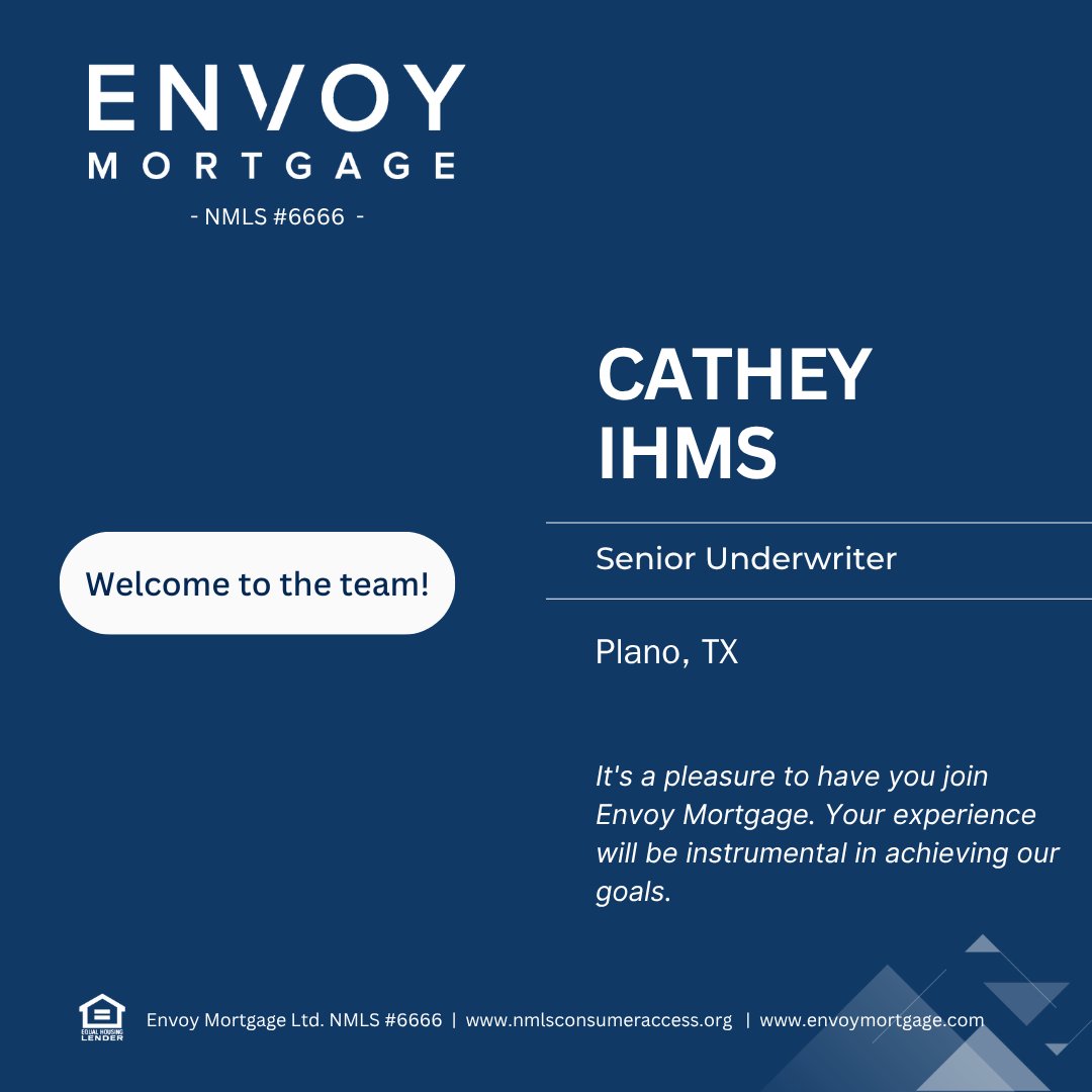 EnvoyMortgage's tweet image. Let’s give a big, warm “WELCOME TO THE ENVOY TEAM!” to our new colleagues! 🙌

#Newteam #EnvoyTeam #WelcomeAboard #MortgageExperts #HomeBuying #TeamGrowth #2026Goals #Envoymortgage #Strong #Dreamhome #Happyhouse #Loanassistance