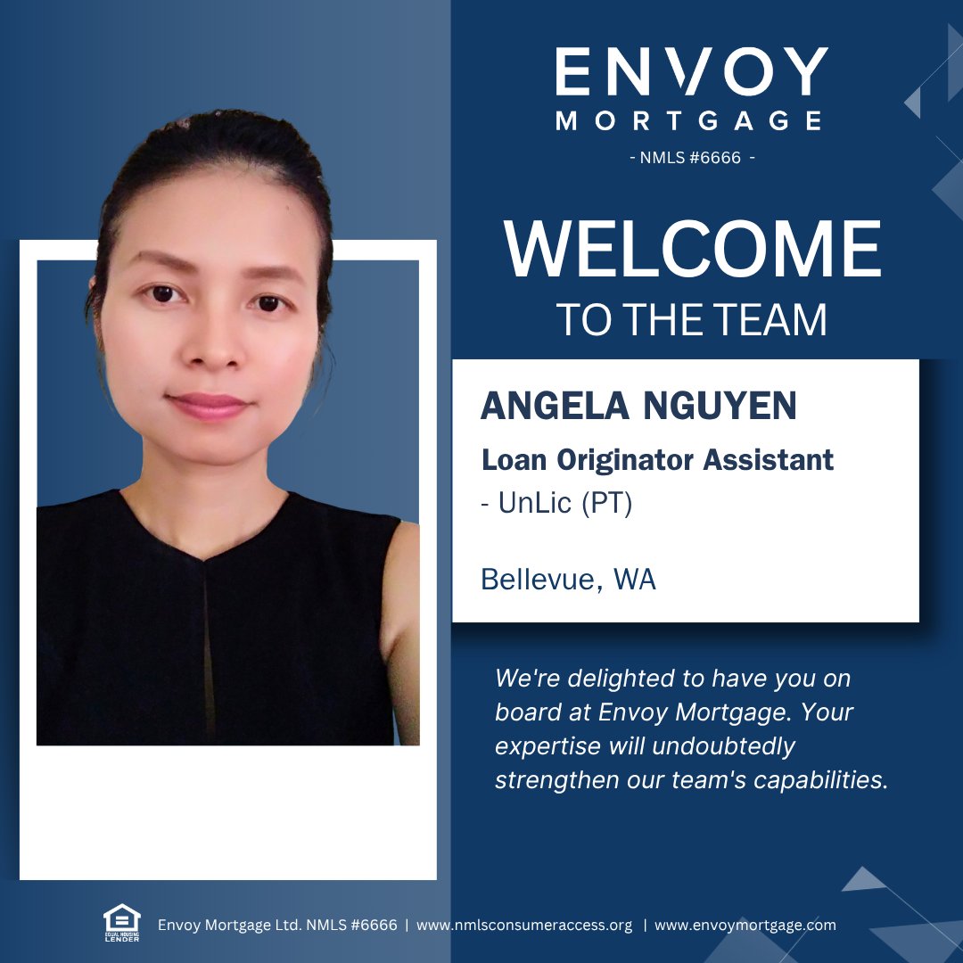 EnvoyMortgage's tweet image. Let’s give a big, warm “WELCOME TO THE ENVOY TEAM!” to our new colleagues! 🙌

#Newteam #EnvoyTeam #WelcomeAboard #MortgageExperts #HomeBuying #TeamGrowth #2026Goals #Envoymortgage #Strong #Dreamhome #Happyhouse #Loanassistance