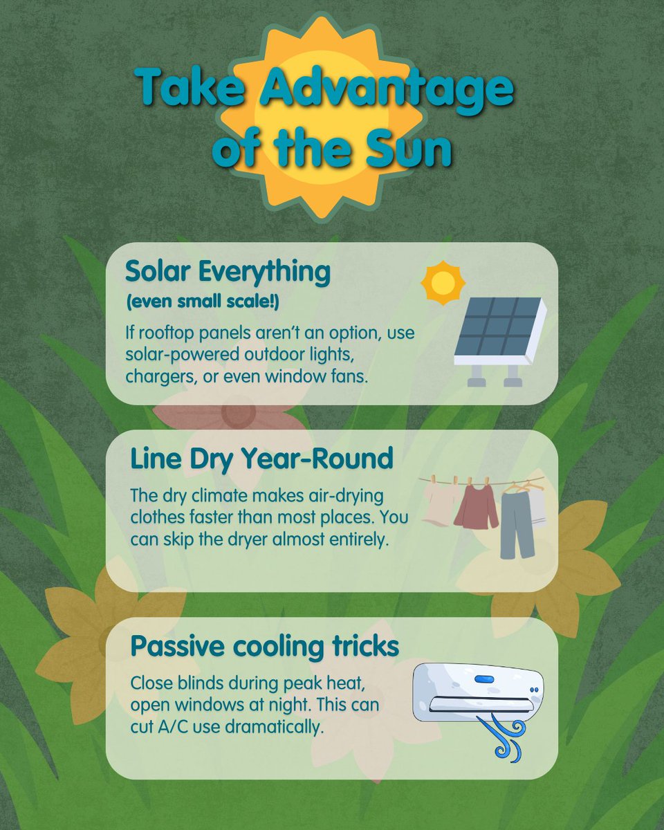 LACountyBOS's tweet image. Living in #LACounty gives us some unique advantages — and challenges — when it comes to sustainability. Water scarcity, car culture, &amp;amp; year-round sun all shape our lived environments.

Swipe ➡️ for tips on how to keep our County cool &amp;amp; green this #EarthWeek and beyond 🌎

🧵