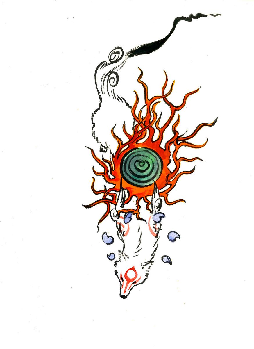Zo_jko's tweet photo. Happy 20th to Okami, the game that made me want to be an animator, and is still my favorite to this day
#Okami #okami20th #fanart https://t.co/emRroRPbJl