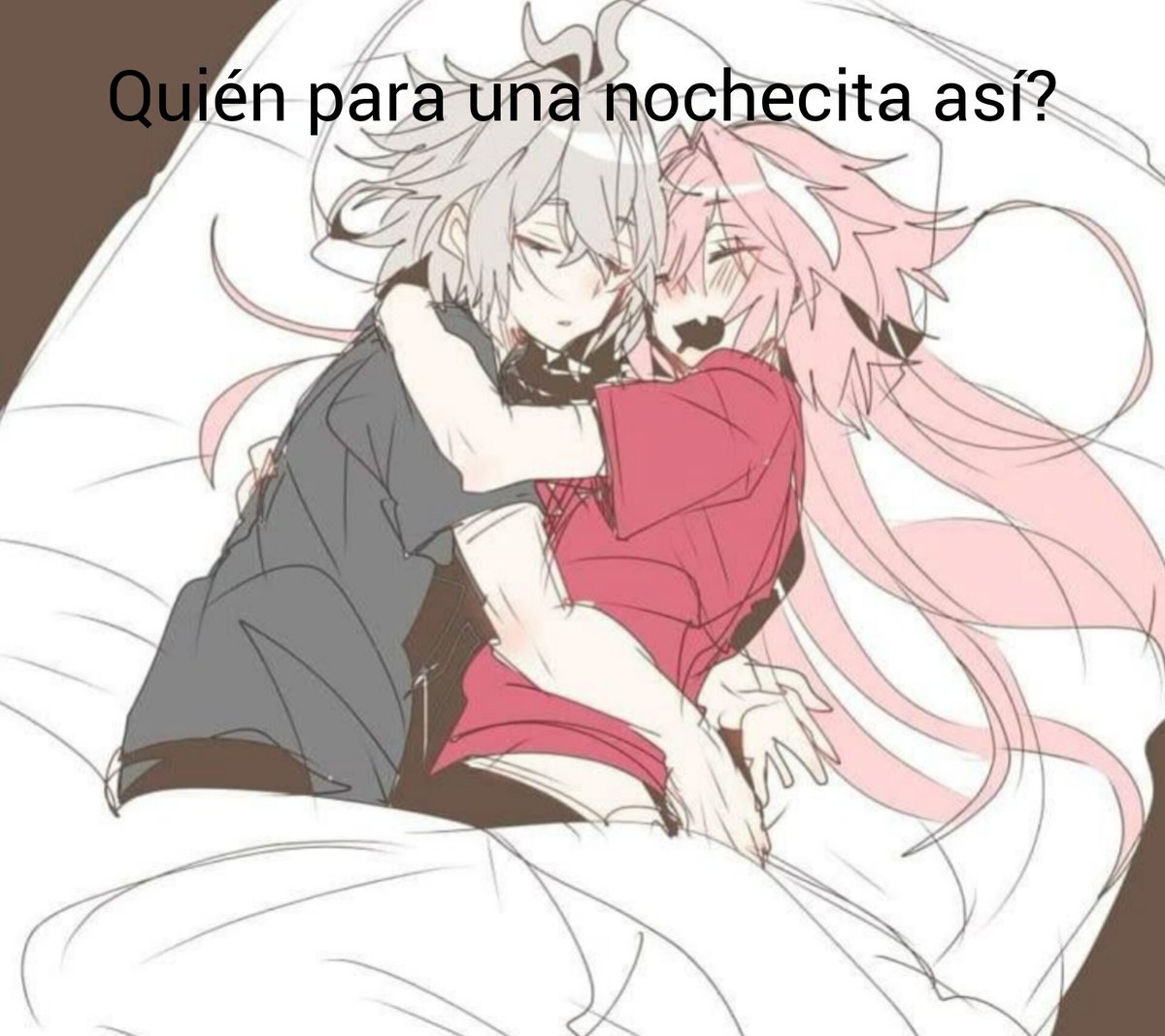 NaluFemboy's tweet image. ¿Quién? #femboy #hugs