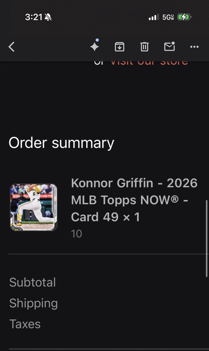 KonnorsCorner's tweet photo. 400 Yinzers &amp; i love every single one of you even the new ones 

how about at 500 i’ll give away 9 of these Konnor Griffin Rookie Topps cards whenever they get here … i need to keep one for myself haha  it’s only fair 

#LetsGoBucs
#6riffinEra https://t.co/eT4YKHtKB5