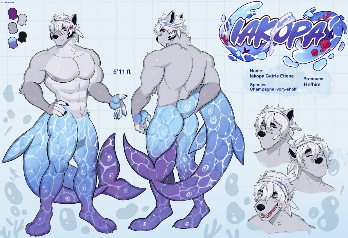 Refsheet commission for <a href="/VioletPumaG/">Gerrickuma</a> 
#furry #commission #furrycommission