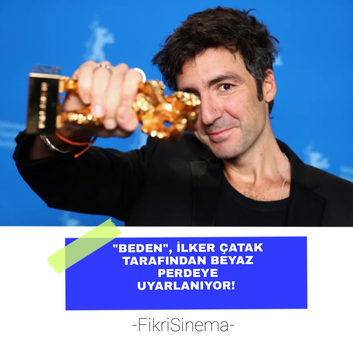 FikriSinemaFS's tweet photo. #SarıZarflar ile Altın Ayı'yı kazanan İlker Çatak, David Szalay’ın "Beden" adlı romanını filme uyarlayacağının müjdesini verdi.
Mirgün Cabas’ın programına konuk olan Çatak, romanın film haklarını nasıl aldığına ve kitabın kendisi üzerindeki etkilerine dair açıklamalarda bulundu. https://t.co/Y76he7pJJ3
