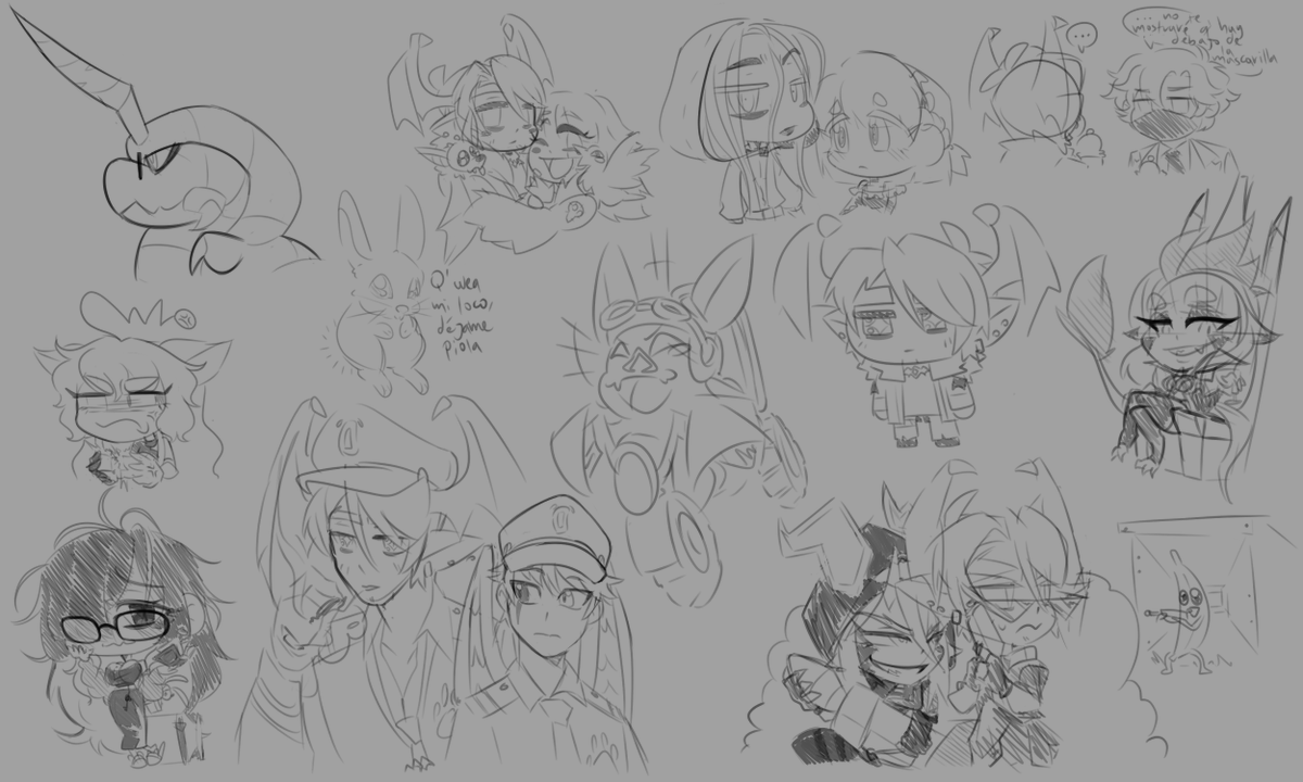 konnorVT's tweet photo. ¡Dibujos del directo de requests! 💜🦇

Muchas gracias a todos por su aporte.

#VtuberES #Vtuber https://t.co/WLUdB27Gux