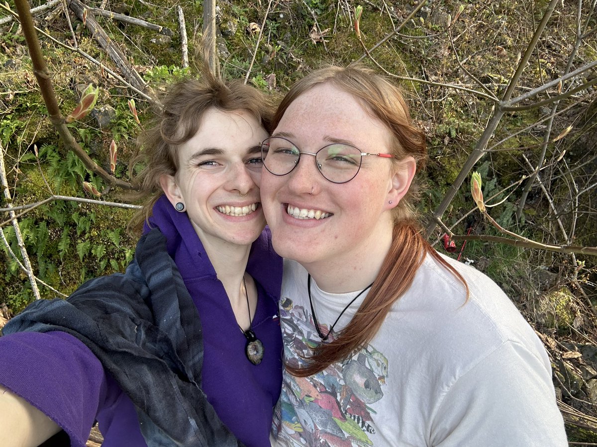 Wife appreciation post for lesbian visibility. She is my joy, my home, she gives me direction and purpose. Love life with her