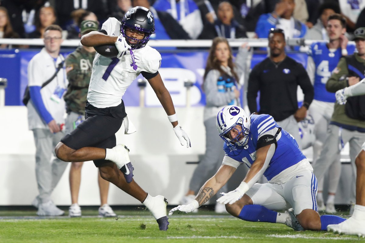 RapSheet's tweet photo. #TCU WR Eric McAlister, slated to be a Day 3 selection, suffered a broken foot while doing position drills at his Pro Day, sources say. The Jones fracture may cause him to slip a bit, though he should be ready with plenty of time for the season. https://t.co/fugfZPowB1