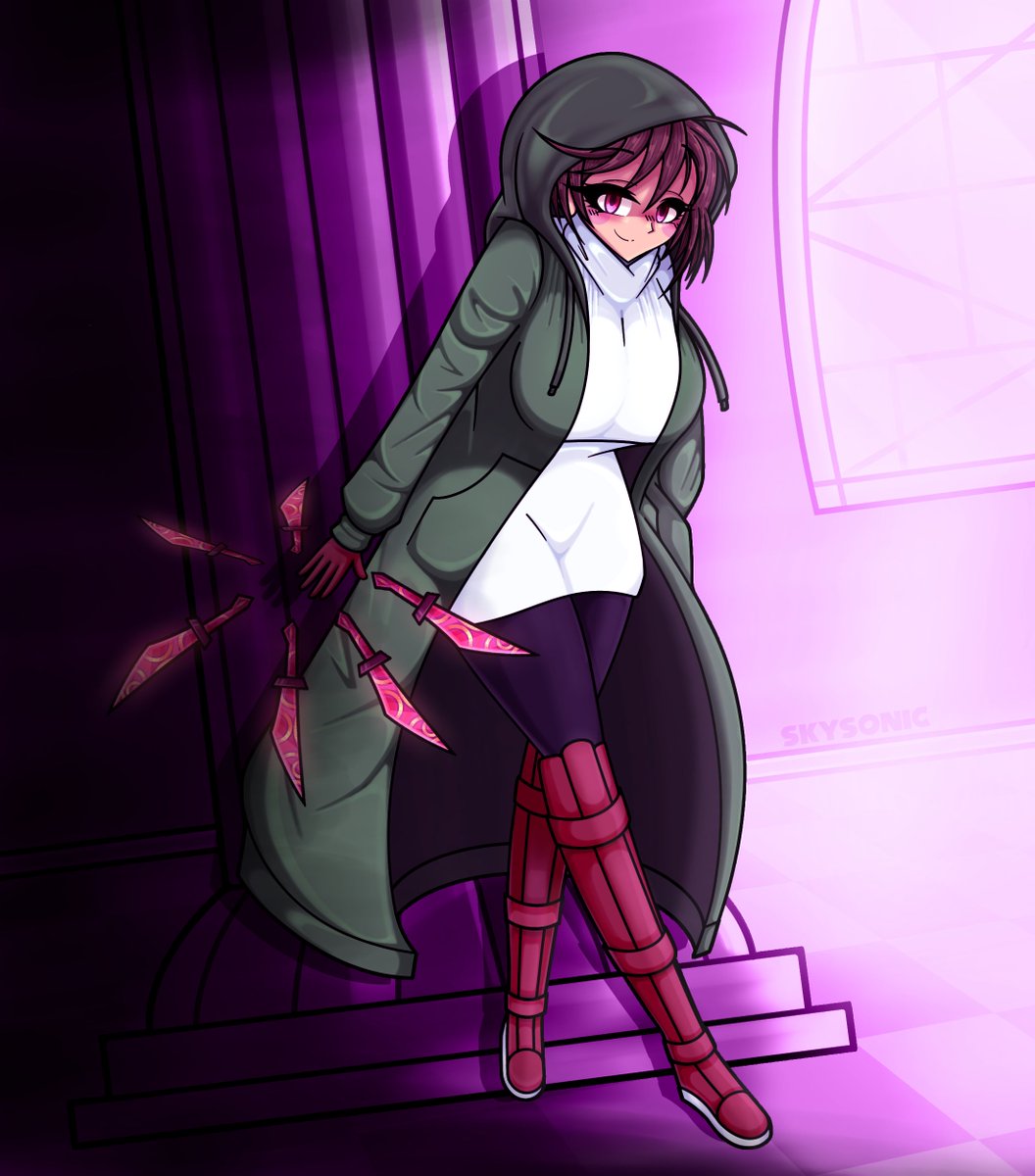 SkySonic_'s tweet image. [Storyshift Chara in The Judgment Hall ❤️🔪💚]
Took me a fair bit, but this art's done &amp;amp; meant to be matching the one I did before! Really happy with how the colors turned out and the result too

#undertale #chara #storyshift
