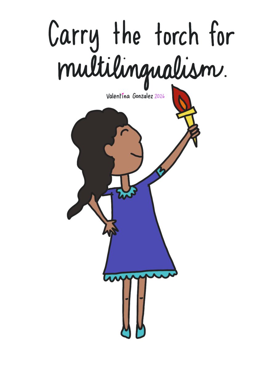 ValentinaESL's tweet image. Your title may change but that doesn’t mean your mission has to. 

Keep carrying the torch for multilingualism. 

#bilingual #language #languagelearning