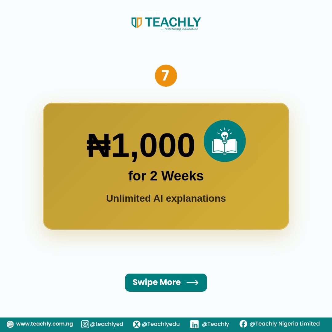Teachlyedu's tweet image. With Teachly’s Smart Classroom, you get instant explanations, step-by-step guidance, and a learning experience that actually adapts to you. Whether it’s Maths, Science, or exam prep, help is always right there in your pocket.👍
…
#Teachly #SmartClassroom #StudySmart #EdTech
