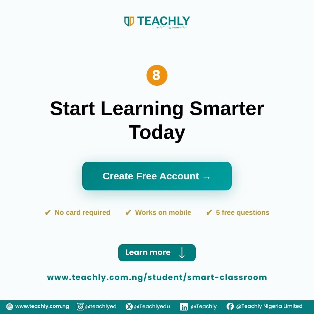Teachlyedu's tweet image. With Teachly’s Smart Classroom, you get instant explanations, step-by-step guidance, and a learning experience that actually adapts to you. Whether it’s Maths, Science, or exam prep, help is always right there in your pocket.👍
…
#Teachly #SmartClassroom #StudySmart #EdTech