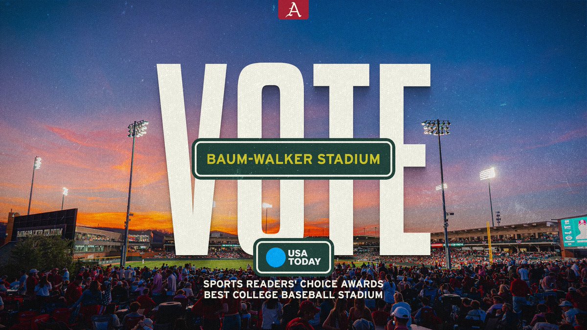 The BEST collegiate ballpark in America.

Vote once per day until Monday, May 11.

🗳️ bit.ly/4eA5u1f