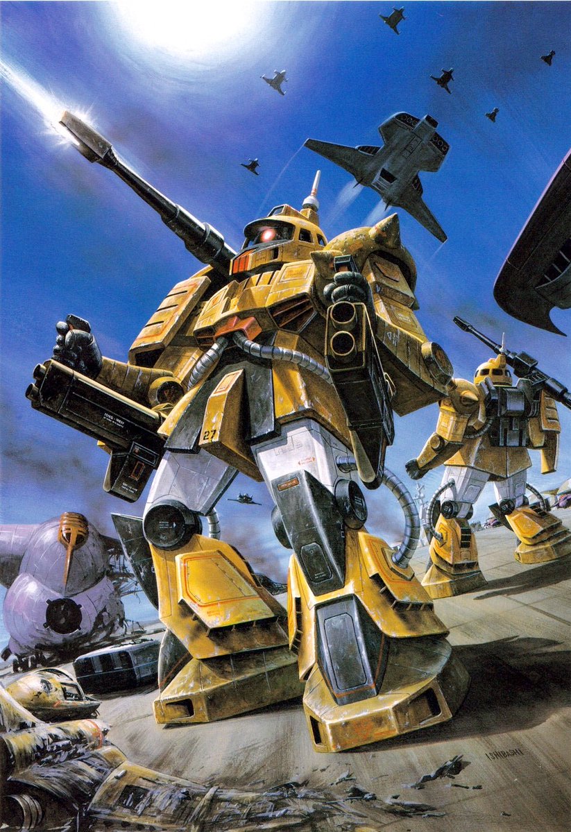 tnahc0127's tweet image. ＭＳＶのボックスアートは何度見ても良い。
＃石橋謙一 先生の絵はドラマを感じるし、一枚絵としても素晴らしい。
キット化一発目の1/144の06Rにこの挑戦的な構図の絵を採用したのも凄い。

「キットが欲しくなる」と言うボックスアートの役目を果たしすぎてるなぁ。
＃ガンプラ　＃ＭＳＶ　#ガンダム