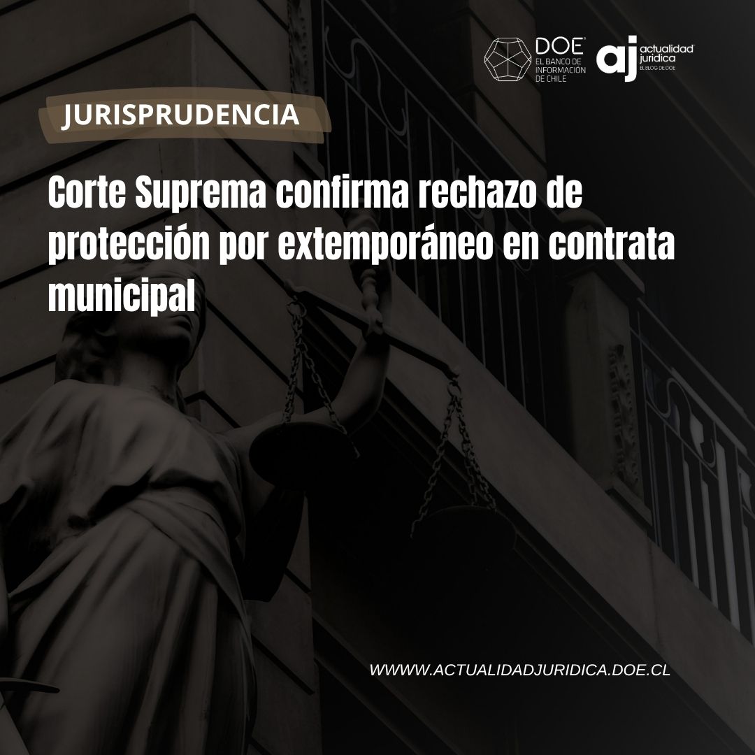 doe_cl's tweet image. ⚖️JURISPRUDENCIA| El máximo tribunal ratificó que la acción fue presentada fuera de plazo, omitiendo pronunciarse sobre el fondo relativo a la confianza legítima en contratas.

Lee➡️actualidadjuridica.doe.cl/corte-suprema-…
 
#DOE #Quintero