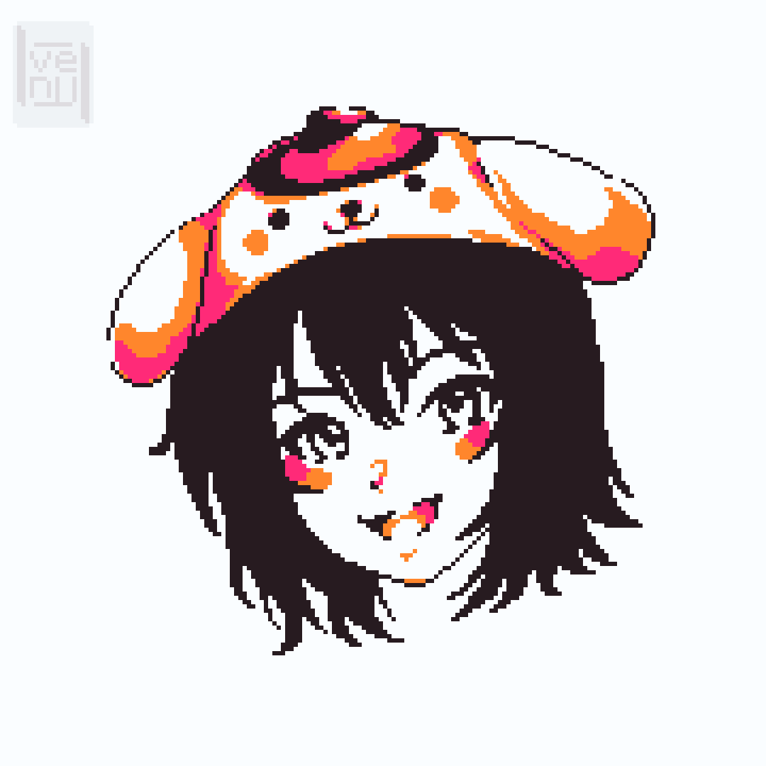 venu_pxels's tweet image. pompompurin hat
#pixelart #ドット絵 #fanart