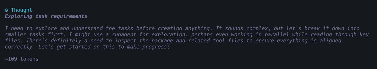 nano_collective's tweet photo. Reasoning traces are going into Nanocoder - such an awesome addition by our contributors! https://t.co/BGHShiU9if