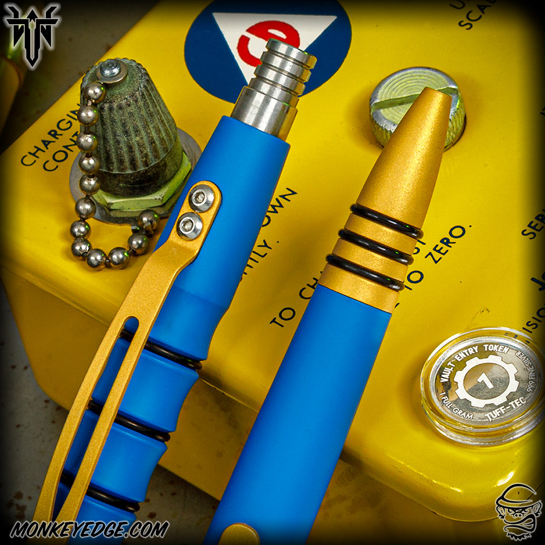 MonkeyEdge's tweet photo. Think ahead with the @TuffWriter TUFF-TEC Precision Press Pen. TUFF-TEC colors with a Cerakote body, tip, and clip. Each pen gets a random TUFF-BOY engraving and includes a 1g .999 silver Vault Entry Token.
https://t.co/zSaEgsmDch
#tuffwriter #edc #pen #limitededition #custom https://t.co/ZUZc6pVapQ