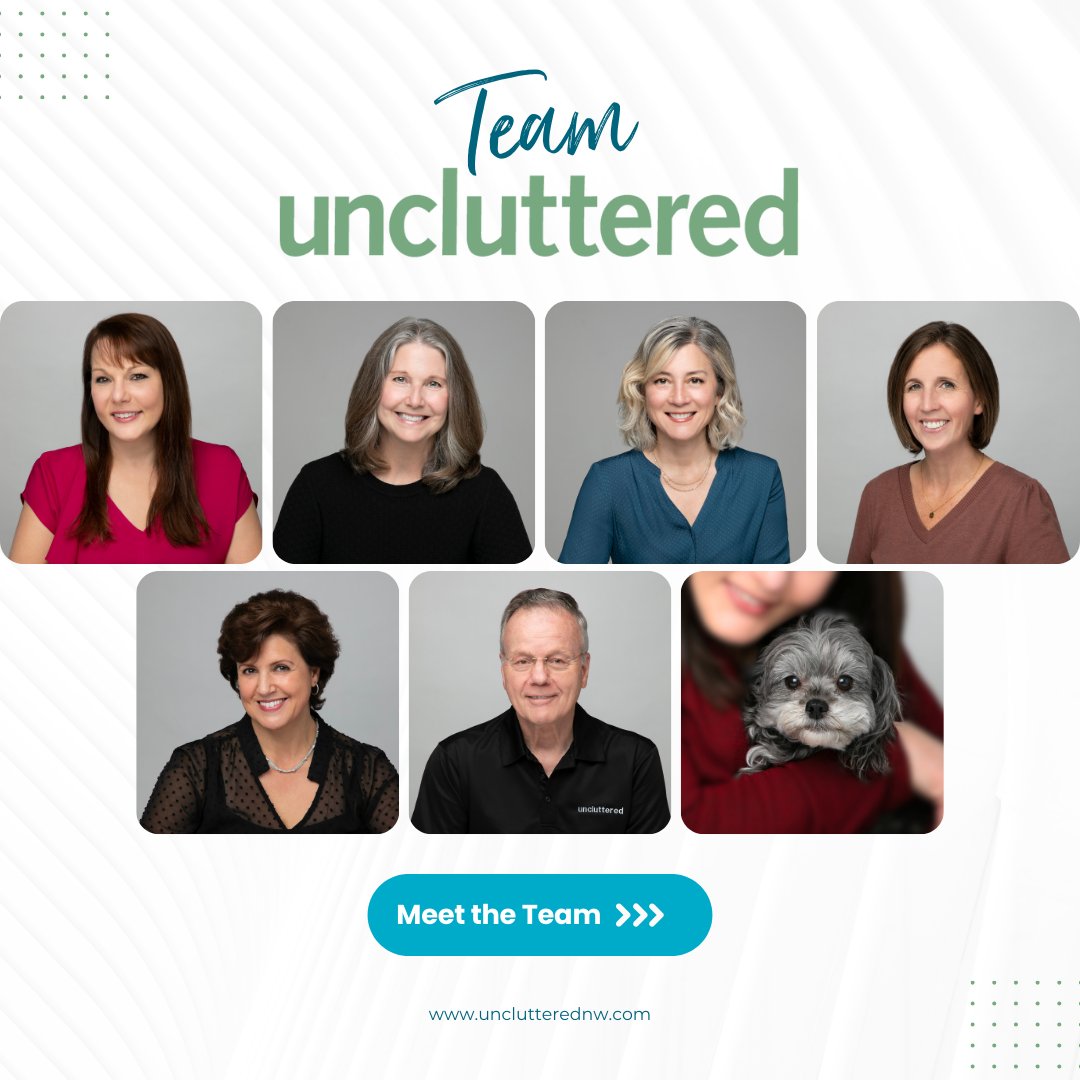 unclutterednw's tweet image. Meet Team Uncluttered: dedicated to simplifying your life and preserving memories.

But who exactly are we? Visit Unclutterednw.com to learn more about the people who can make your life easier.

#uncluttered #photoorganizer #professionalmovers #homeorganizer #bellevue