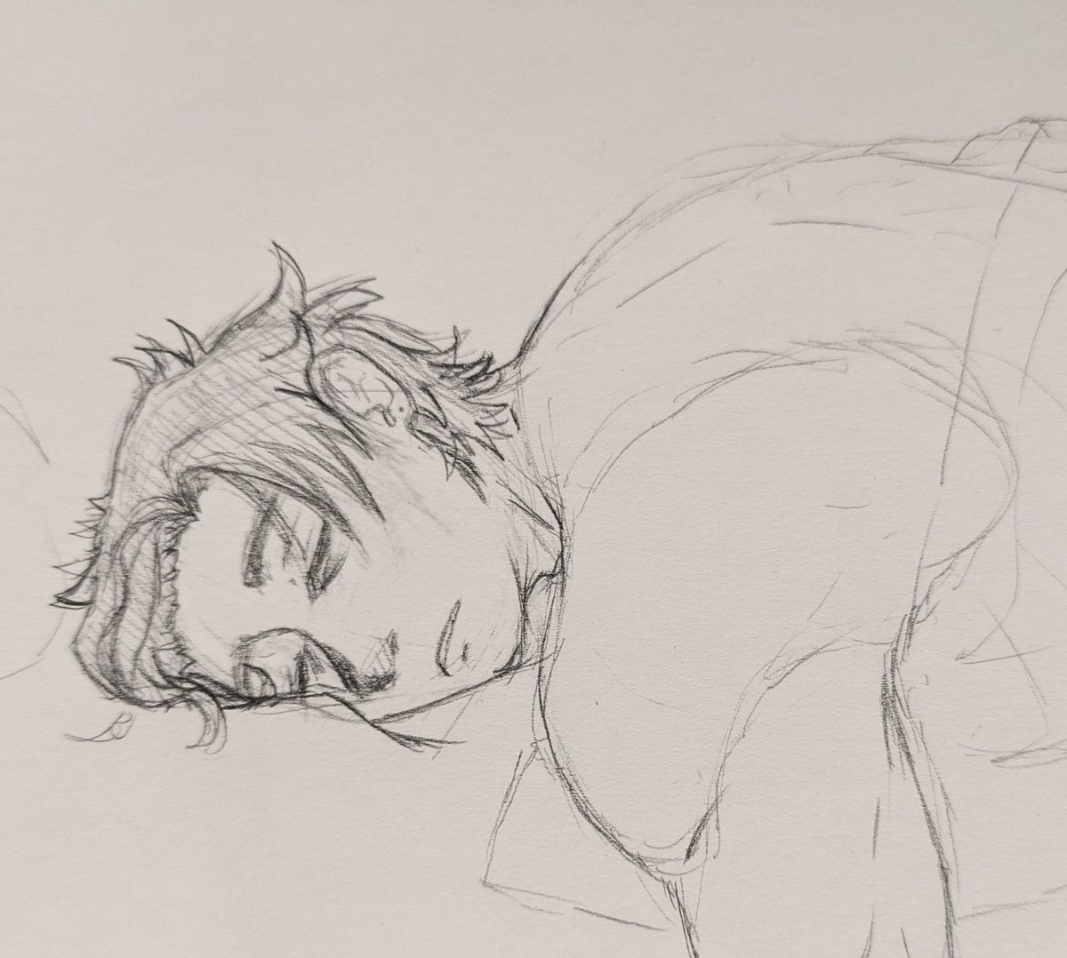 Suguluna's tweet photo. One of the weird feelings I get sometimes. Being so tired my chest hurts. Sitting in a public place, using every ounce of self restraint to not fall asleep. 🫠
Also. Forgot to start posting these here. Mini art dump. #art #myOCs #originalcharacter https://t.co/sSIZdbOErG