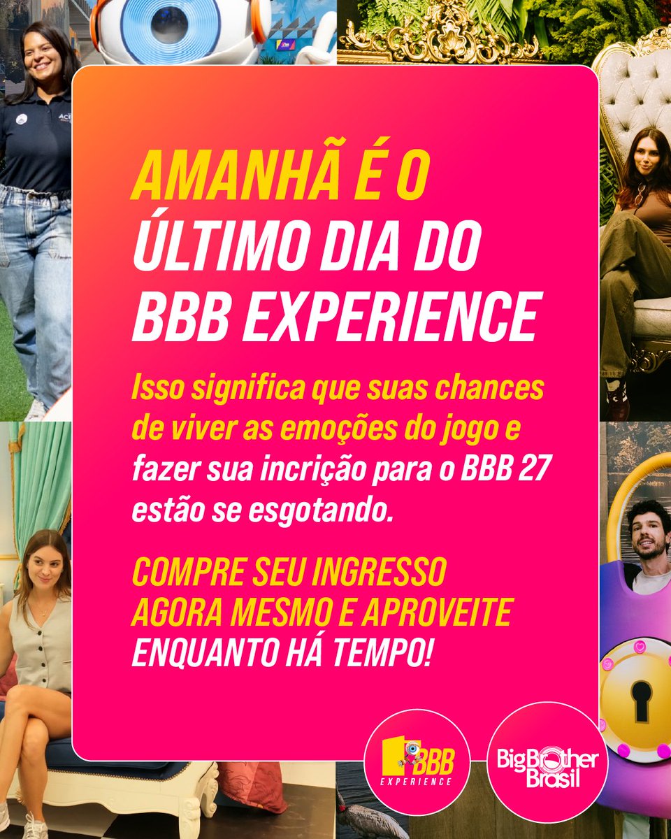 BBB Experience Brasil tweet media