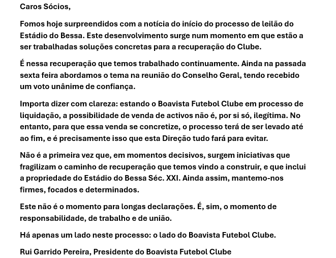 Por e-mail, porque redes sociais não existem.
Fomos surpreendidos!  ☑️
Estamos a trabalhar em silencio! ☑️
Forças do Oculto! ☑️
Responsabilidade, Trabalho e União! ☑️

Num momento de máxima aflição a mesma palha de sempre.
Já chega desta brincadeira !! Resolver ou sair!