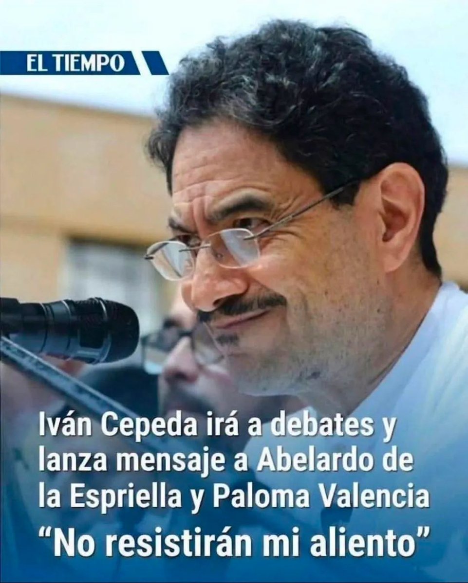 Vamos con toda <a href="/PalomaValenciaL/">Paloma Valencia L</a> y <a href="/ABDELAESPRIELLA/">Abelardo De La Espriella</a> 
Así les toque con tapabocas.
<a href="/IvanCepedaCast/">Iván Cepeda Castro</a> nunca será presidente, confiamos en uds.