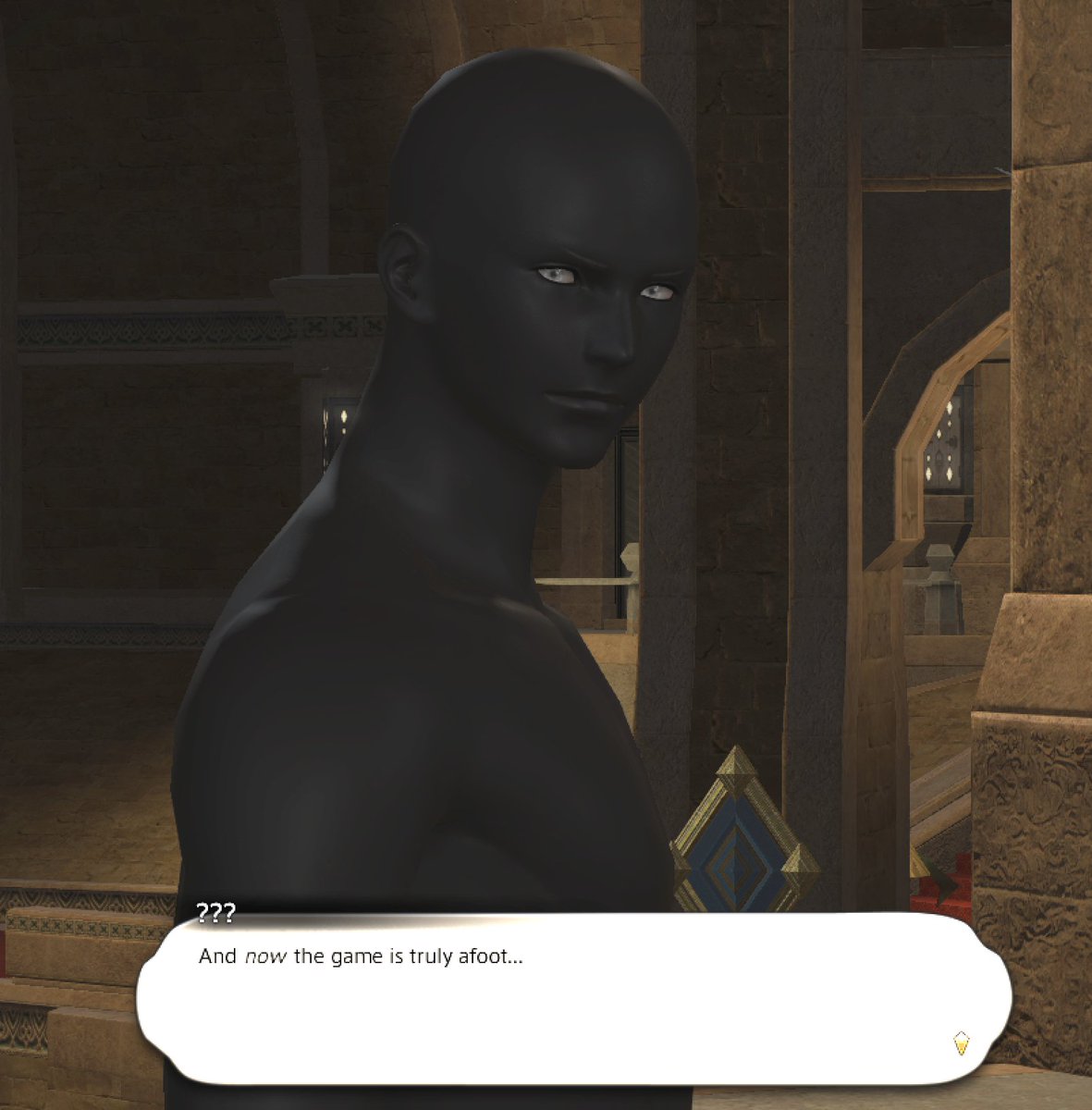 newworldartur's tweet image. The funniest thing Final Fantasy XIV does is basically copy the way Oda does silhouettes except now they are 3D models and look even goofier 😭