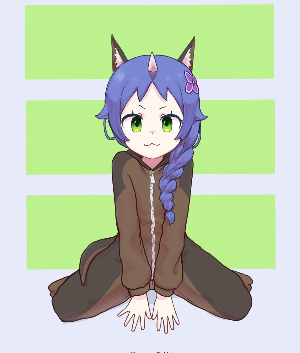 ZLiCH17's tweet image. Meili pajamas 

#rezero #art #fanart