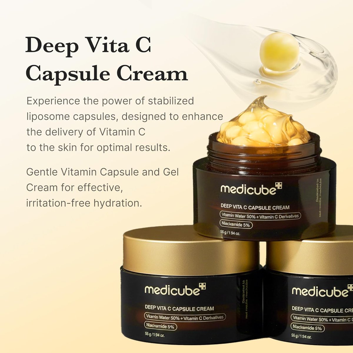 ChanelGree19673's tweet image. medicube Capsule Cream with Deep Vitamin C | Liposome Vitamin C Golden Capsule for Radiance
amzn.to/3QpwCWQ
#ad #amazonpartner #beauty #cream #vitamin #radiance #skincare #healthy #skin