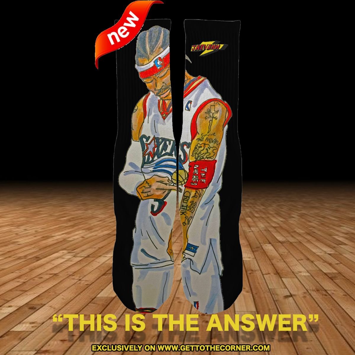 onlyonejaevonn's tweet image. "THIS IS THE ANSWER" socks — The Corner®
--
gettothecorner.com/welcome/thisis…
--
@alleniverson 
-
allen iverson, philadelphia 76ers , sixers, 76ers, phila unite, 2026 NBA Draft, Tim Cook, John Ternus, Executive Chairman
#alleniverson #sixers #76ers #ai #philadelphia #philly #northphilly