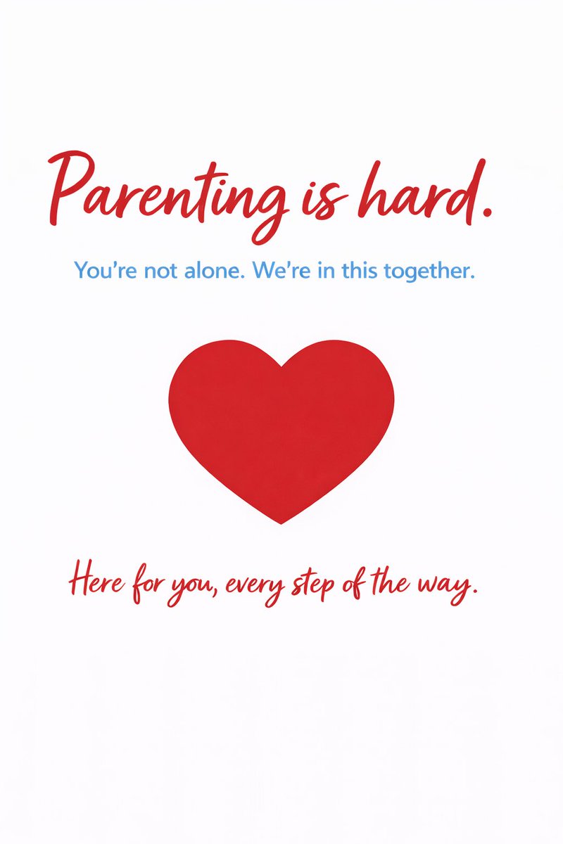 upcoalitionorg's tweet photo. Parenting is hard—but hard doesn’t mean wrong.
We’re parents too. You’re not alone.
Find encouragement + resources at United Parenting Coalition. https://t.co/hBhomm8fXl
