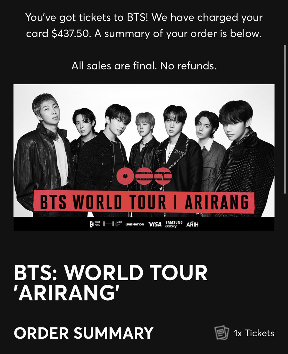 BREAD⁷ ⊙ ⊖ ⊜ || ARIRANG in MA 2x tweet media