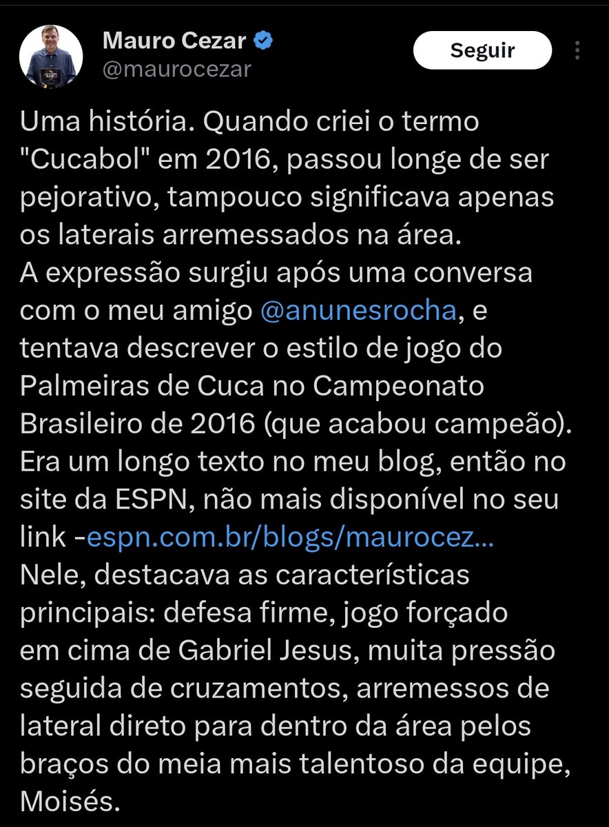 Ou seja, sentiu.....