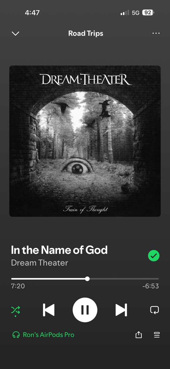 PristinePro's tweet photo. Had my earbuds in while
Cutting the grass.  @dreamtheaternet “In The Name of God” came on.  
I NEVER heard the the “screaming” lyrics on the left side of the mix before today around the 7:20 mark!  (Or the faint lyrics in the outro!)  Have you?

Happy B-Day to @MikePortnoy too! https://t.co/BG53a9HIPd