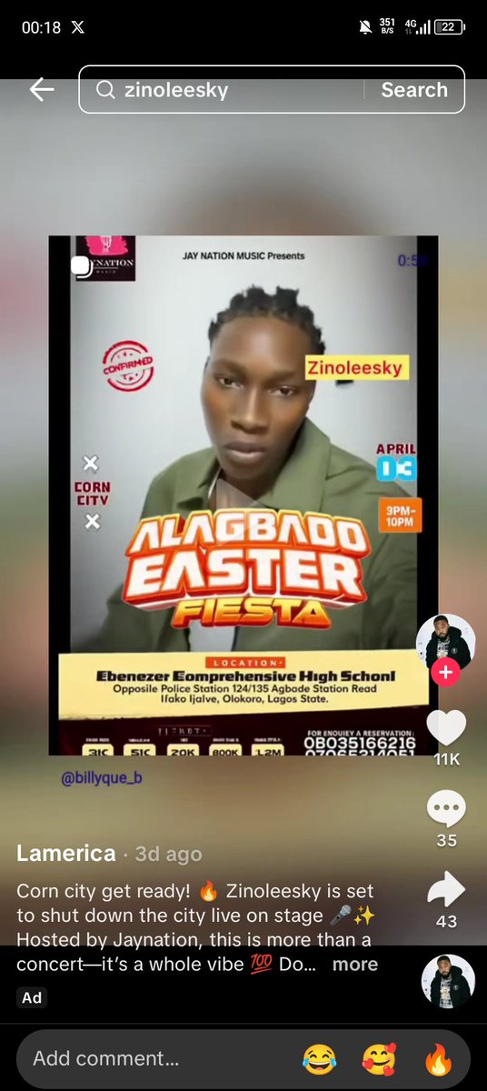 Thank God my idolo sold out alagbado 02 carnival 🙏❤️