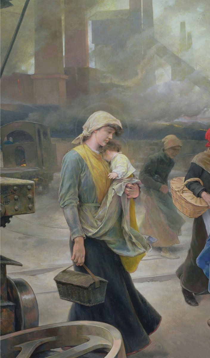 myopenmuseum's tweet image. 🖼️ Ensueño (Dream)
🧑‍🎨  Vicente Cutanda Toraya 
🏛️ Museum of Santa Cruz
Visit myopenmuseum.com for more art. 
#dream #ensueño #vicentecutanda #industry #worker #socialrealism #mother #madre #child #fabrica #factory #art #arte #pintura #realistart #arterealista #artrealism