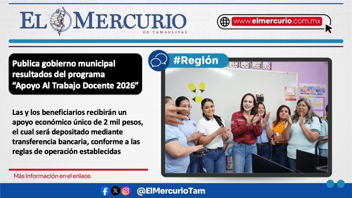 elmercuriotam's tweet image. #Region 👉 n9.cl/29gahn

@Carmenliliacrv 

#apoyo #docentes #NuevoLaredo #Tamaulipas