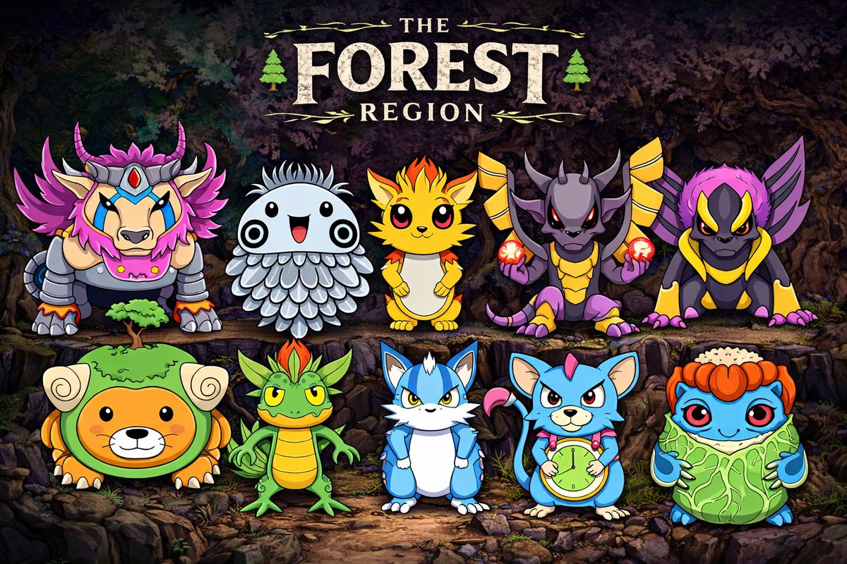ChadHug52321659's tweet image. 🌲✨ FOREST REGION — WHERE LEGENDS GROW ✨🌲
🛞 Wheelox
⏳ Whiskertick
🐝 Beaststing
🕊️ Shadowwing
🌲 Conelet
🍔 Hambug
🪽 Keekasus
🦊 Joujo
🤖🐸 Botphibian
🐒 Targold
🔑 mistykeys.io⁠�
#Companeons #Web3 #NFT