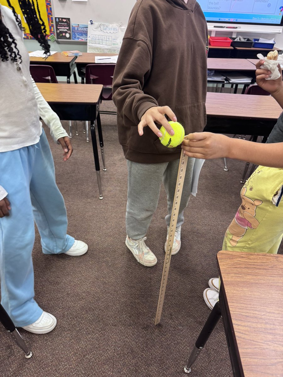 j_costallos's tweet image. We focused on Big Ideas 1 &amp;amp; 2 in morning STEM! Students loved using the tennis ball lab to refresh skills on control variable, testable questions, inferences and observations. 🥼🧪 #ocps #5thgrade @DSiegelOCPS