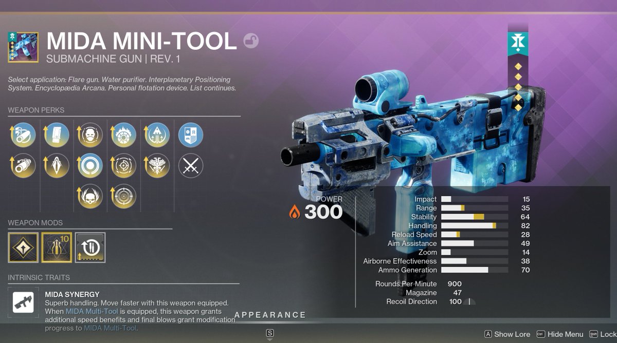 HikaruKazushime's tweet image. Lucky night in #Destiny2 pulled PVE and PVP god rolls, this Micromort from Iron Banner and the Mida Mini-Tool which came from our clan vendor. 😆