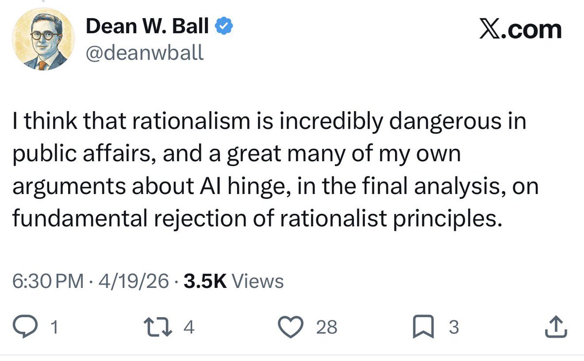 Dean W. Ball tweet media