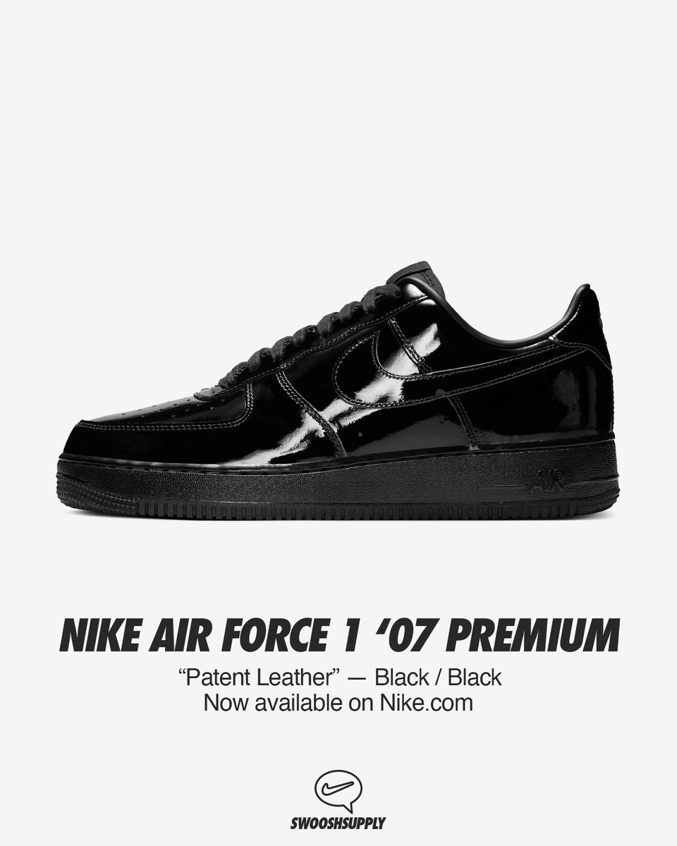 swooshsupply's tweet image. Now available on Nike US.
Nike Air Force 1 '07 Premium Patent Leather.

⚪️ swoosh.supply/mrx6wzjv
⚫️ swoosh.supply/5y2fumrr  ad