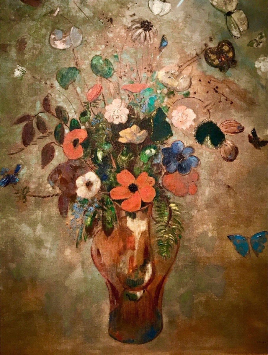 GGoodtaste's tweet image. I await joyous surprises while working - Odilon Redon - born on this day 1840
O Redon, French, Still Life with Flowers, 1905 @artinstitutechi
What surprises have received today creatives?
#MondayThoughts #MondayMotivation #art